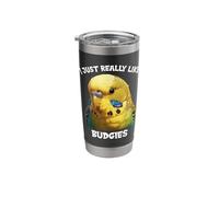 I just Really Like Budgies. Budgies Budgie Stainless Steel Insulated Tumbler
