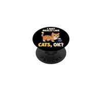 I Just Really Like Cats Ok Animal Lover Cute Munchkin PopSockets Adhesive PopGrip