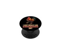 I Just Really Like Chickens Ok Farm Cochin Chicken PopSockets Adhesive PopGrip