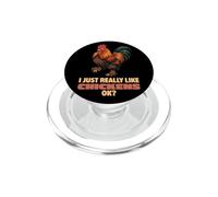 I Just Really Like Chickens Ok Farm Cochin Chicken PopSockets PopGrip for MagSafe