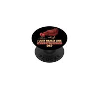 I Just Really Like Chickens Ok Farm Rhode Island Chicken PopSockets Adhesive PopGrip