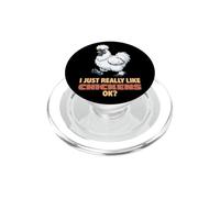 I Just Really Like Chickens Ok Farm Silkie Chicken PopSockets PopGrip for MagSafe
