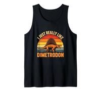 I Just Really Like Dimetrodon Prehistoric Animal Dinosaur Tank Top