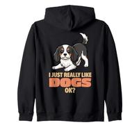 I Just Really Like Dogs Ok Cavalier King Charles Spaniel Zip Hoodie