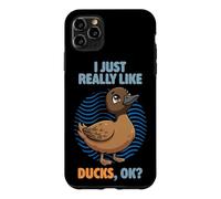 I Just Really Like Ducks Ok Animal Cute Khaki Campbell Duck Case for iPhone 11 Pro Max