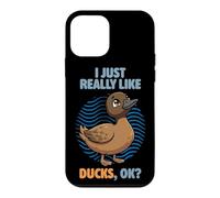 I Just Really Like Ducks Ok Animal Cute Khaki Campbell Duck Case for iPhone 12 mini