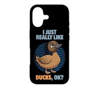 I Just Really Like Ducks Ok Animal Cute Khaki Campbell Duck Case for iPhone 17