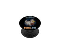 I Just Really Like Ducks Ok Animal Silver Appleyard Duck PopSockets Adhesive PopGrip