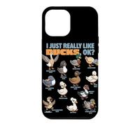 I Just Really Like Ducks Ok Waterfowl Animal Lover Cute Duck Case for iPhone 12 Pro Max