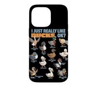 I Just Really Like Ducks Ok Waterfowl Animal Lover Cute Duck Case for iPhone 14 Pro Max