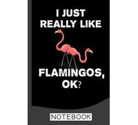 I Just Really Like Flamngos Notebook: blank lined flamingo gift note book, flamingos party gift, amazing flamingo birthday gift, be flamazing ... you are awesome gift