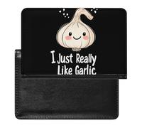 I Just Really Like Garlic Passport Holder Travel Wallet Protective Case with Card Slots