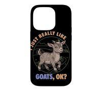 I Just Really Like Goats Ok Farm Animal Cute Pygmy Goat Case for iPhone 14 Pro