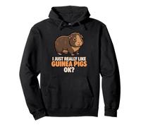 I Just Really Like Guinea Pigs Ok Cute Teddy Guinea Pig Pullover Hoodie