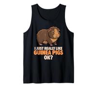 I Just Really Like Guinea Pigs Ok Cute Teddy Guinea Pig Tank Top