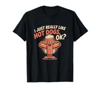 I Just Really Like Hot Dogs Ok Hot Doge Memes I Love Hot Dog T-Shirt