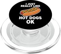 I Just Really Like Hot Dogs Ok PopSockets PopGrip for MagSafe