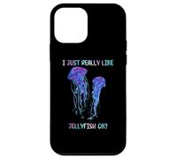 I Just Really Like Jellyfish, OK? Watercolor Fish, JellyFish Case for iPhone 12 mini