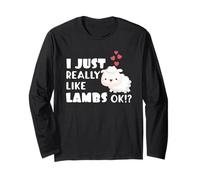 I Just Really Like Lambs OK Cute Lamb Long Sleeve T-Shirt