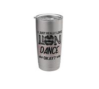 I Just Really Like Lion Dance Chinese New Year Okay Stainless Steel Insulated Tumbler