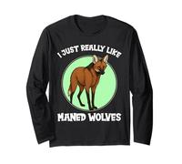 I just Really Like Maned Wolves Maned Wolf Long Sleeve T-Shirt