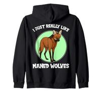 I just really like Maned Wolves Maned Wolf Zip Hoodie