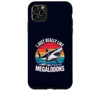 I Just Really Like Megalodons Funny Prehistoric Shark Lover Case for iPhone 11 Pro Max