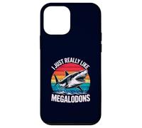 I Just Really Like Megalodons Funny Prehistoric Shark Lover Case for iPhone 12 mini