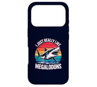 I Just Really Like Megalodons Funny Prehistoric Shark Lover Case for iPhone 17 Pro