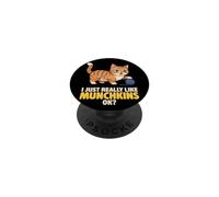 I Just Really Like Munchkins Ok Animal Lover Cute Cat PopSockets Adhesive PopGrip