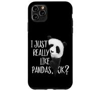 I Just Really Like Pandas, OK? Cute Watercolor Panda Art Case for iPhone 11 Pro Max