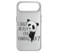 I Just Really Like Pandas, OK? Funky I Love Panda Bears Art Case for iPhone Air