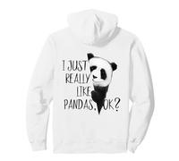 I Just Really Like Pandas, OK? Funky I Love Panda Bears Art Pullover Hoodie