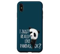 I Just Really Like Pandas, Ok? Funky Panda Bear Case for iPhone XS Max