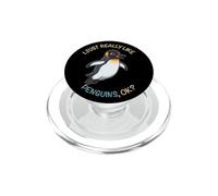 I Just Really Like Penguins Ok Animals Lover King Penguin PopSockets PopGrip for MagSafe