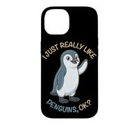 I Just Really Like Penguins Ok Animals Lover Little Penguin Case for iPhone 14