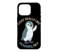 I Just Really Like Penguins Ok Animals Lover Little Penguin Case for iPhone 16 Pro