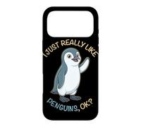 I Just Really Like Penguins Ok Animals Lover Little Penguin Case for iPhone 17 Pro Max