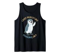 I Just Really Like Penguins Ok Animals Lover Little Penguin Tank Top