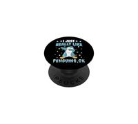I Just Really Like Penguins - Penguin Fan PopSockets Adhesive PopGrip