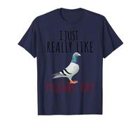 I Just Really Like Pigeons,OK Owner Lover Pigeon Valentine T-Shirt