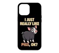 I Just Really Like Pigs Ok Farm Animal Cute Berkshire Pig Case for iPhone 12 Pro Max