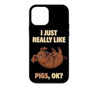 I Just Really Like Pigs Ok Farm Animal Cute Duroc Pig Case for iPhone 12 mini
