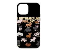 I Just Really Like Pigs Ok Farm Animal Lover Cute Pig Case for iPhone 12 mini