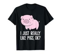 I Just Really Like Pigs, OK? Kids Boys Love Pigs T-Shirt