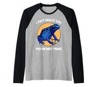 I just really like Poison Dart Frogs Poison Dart Frog Raglan Baseball Tee