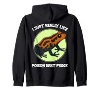 I just really like Poison Dart Frogs Poison Dart Frog Zip Hoodie