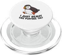 I Just Really Like Puffins, Ok? Love Puffin Birds PopSockets PopGrip for MagSafe