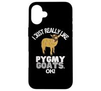 I Just Really Like Pygmy Goats Ok! Cute Pygmy Goat Humor Case for iPhone 16 Plus