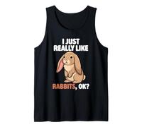 I Just Really Like Rabbits Ok Animal Cute French Lop Rabbit Tank Top